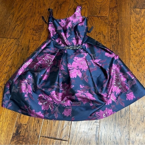 Eliza J Floral Fit and Flare Dress - Picture 2 of 6